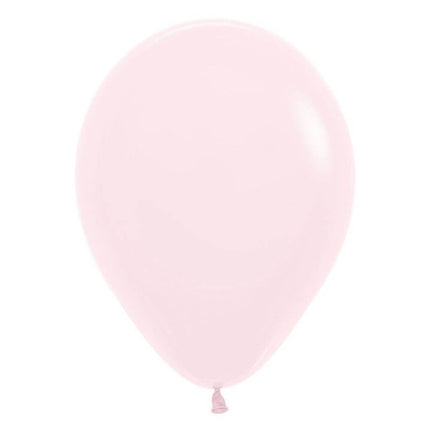 Sempertex - 5" Pastel Matte Pink Latex Balloons (50pcs) - SKU:155609 - UPC:7703340155609 - Party Expo
