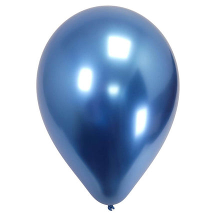 Sempertex - 5" Reflex Blue Latex Balloons (50pcs) - SKU:169811 - UPC:7703340169811 - Party Expo