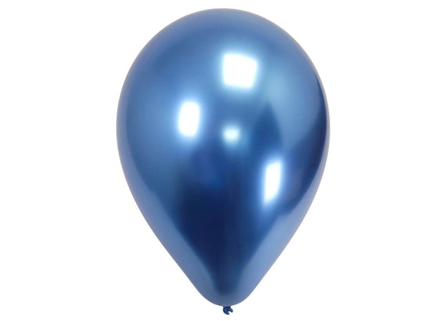 Sempertex - 5" Reflex Blue Latex Balloons (50pcs) - SKU:169811 - UPC:7703340169811 - Party Expo