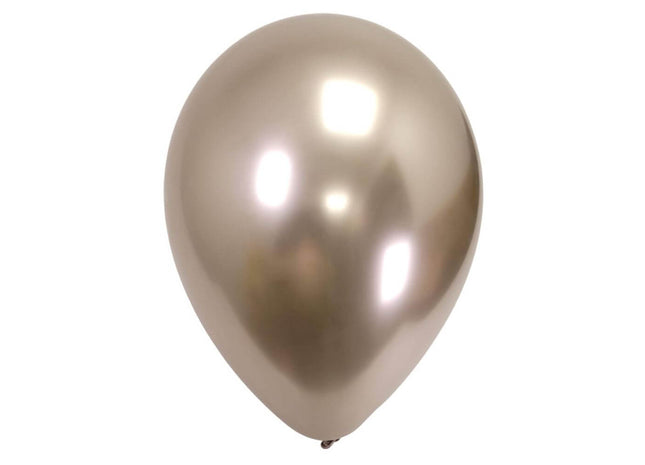 Sempertex - 5" Reflex Champagne Latex Balloons (50pcs) - SKU:386645 - UPC:7703340386645 - Party Expo