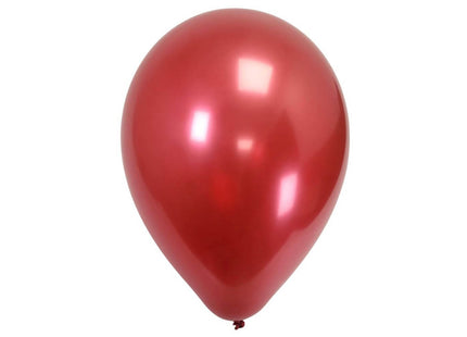 Sempertex - 5" Reflex Crystal Red Latex Balloons (50pcs) - SKU:172323 - UPC:7703340172323 - Party Expo
