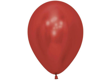 Sempertex - 5" Reflex Crystal Red Latex Balloons (50pcs) - SKU:172323 - UPC:7703340172323 - Party Expo