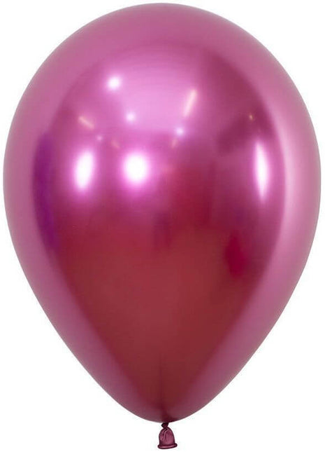 Sempertex - 5" Reflex Fuchsia Latex Balloons (50pcs) - SKU:447018 - UPC:7703340447018 - Party Expo