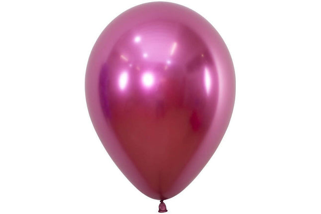 Sempertex - 5" Reflex Fuchsia Latex Balloons (50pcs) - SKU:447018 - UPC:7703340447018 - Party Expo