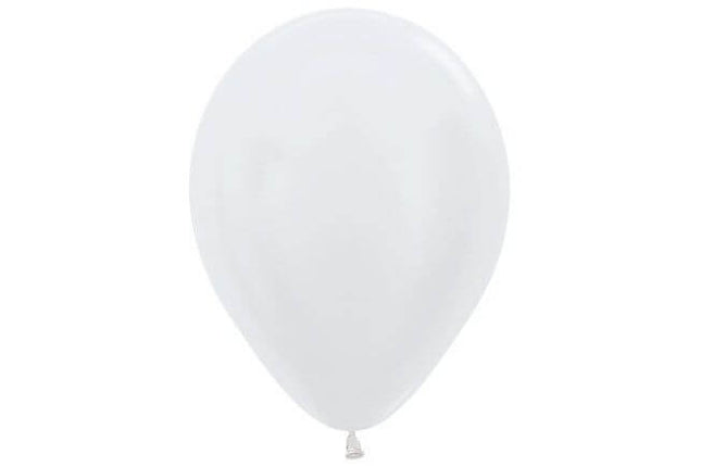 Sempertex - 5" Satin Pearl Latex Balloons (50pcs) - SKU:206165 - UPC:7703340206165 - Party Expo