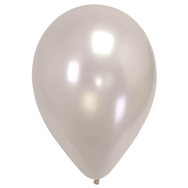 Sempertex - 5" Satin Pearl Latex Balloons (50pcs) - SKU:206165 - UPC:7703340206165 - Party Expo