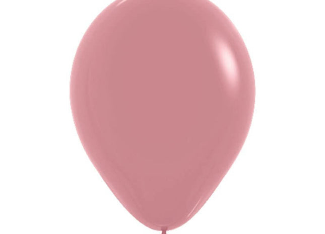 Sempertex - 9" Fashion Rosewood Latex Balloons (50pcs) - SKU:253343 - UPC:7703340253343 - Party Expo