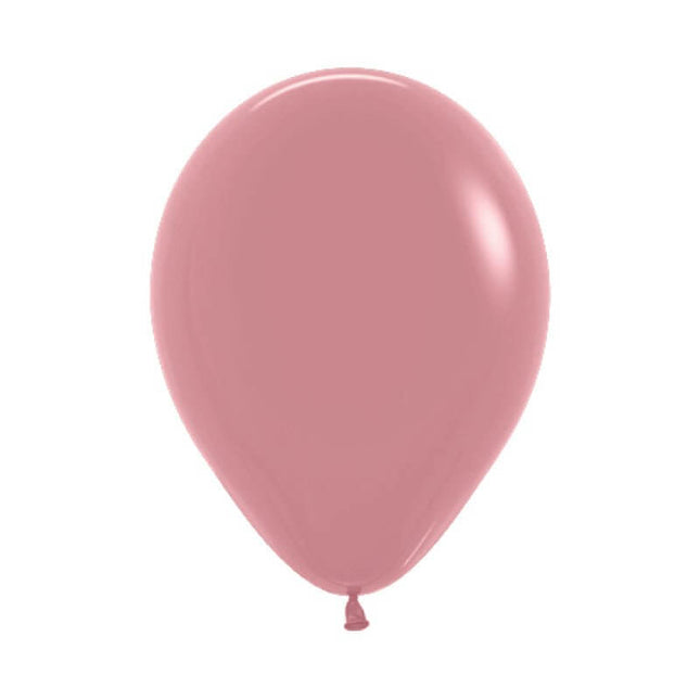 Sempertex - 9" Fashion Rosewood Latex Balloons (50pcs) - SKU:253343 - UPC:7703340253343 - Party Expo
