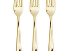 Sensations Metallic Gold Forks - 24 count - SKU:338366 - UPC:092352988341 - Party Expo