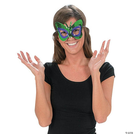 Sequin Butterfly Mask - Party Expo
