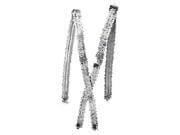 Sequin Suspenders - Silver - SKU:60821 - UPC:8712364608212 - Party Expo