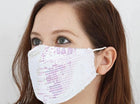 Sequined Cotton Silver Fashion Mask - Reusable - SKU:CARE_MASK04_SILV - UPC:10719790 - Party Expo