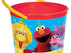 Sesame Street - Plastic Bucket Favor Container - SKU:261672 - UPC:013051682477 - Party Expo
