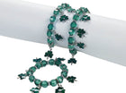 Shamrock Charm Bracelet - SKU:3L--24/1562-P - UPC:887600092532 - Party Expo