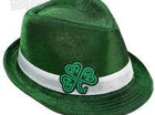 Shamrock Fedora - SKU:SS-FEDSH - UPC:097138845290 - Party Expo