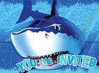 Shark Splash Invitations - SKU:895887- - UPC:073525997520 - Party Expo