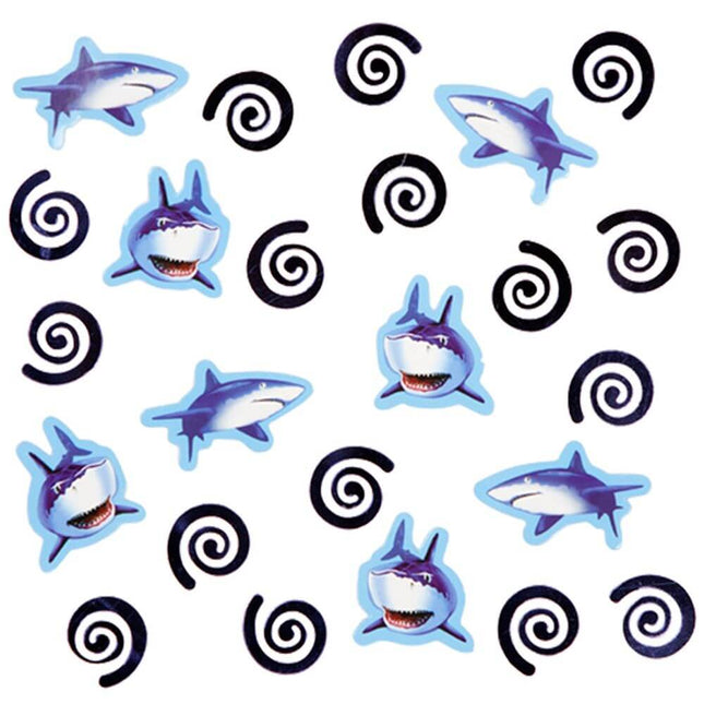 Shark Splash Printed Confetti - SKU:025887- - UPC:073525997605 - Party Expo