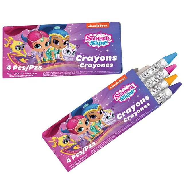 Shimmer and Shine Crayon Boxes - SKU:397399 - UPC:013051660307 - Party Expo