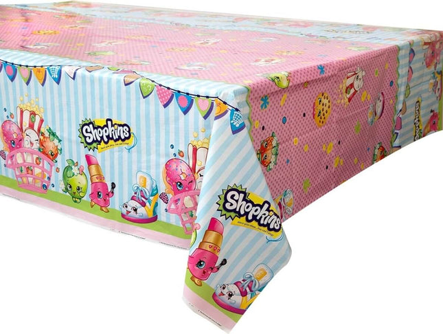 Shopkins Plastic Party Tablecover - SKU:42883 - UPC:011179428830 - Party Expo