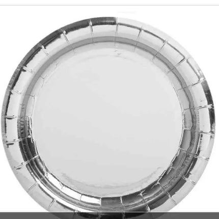 Silver 7" Plate Party Expo  