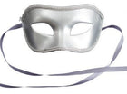 Silver Half Mask - SKU:GP-0510 - UPC:099996041968 - Party Expo