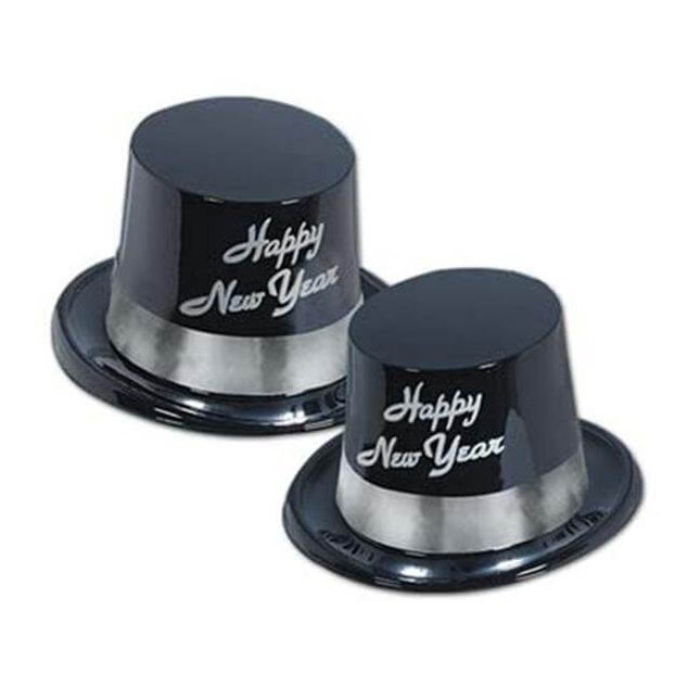 Silver Legacy Topper Hat - SKU:88629-25BK - UPC:0034689145073 - Party Expo