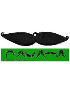 Six Way Moustache - Black - SKU:23301 - UPC:721773233012 - Party Expo