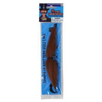 Six Way Moustache - Brown - SKU:65916 - UPC:721773659164 - Party Expo