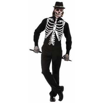 Skeleton Vest - Standard - SKU:73546 - UPC:721773735462 - Party Expo