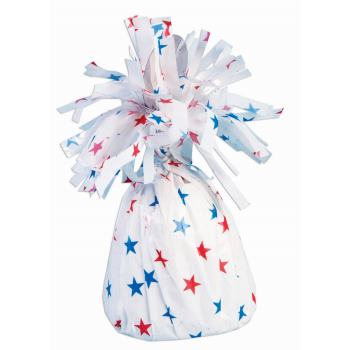 Foil Balloon Weight - Red, White, & Blue - SKU:F99966 - UPC:749567999661 - Party Expo