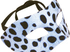 Snow Leopard Half Mask - Black & White - SKU:XJ-0020 - UPC:099996036674 - Party Expo