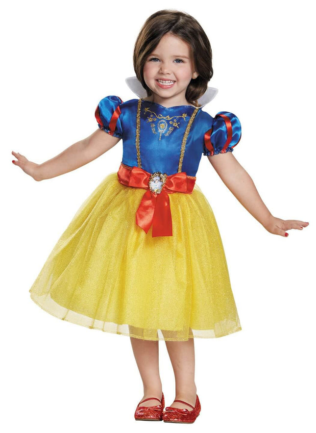 Snow White Classic Costume - Toddlers (3T-4T) - SKU:82911M - UPC:039897829111 - Party Expo