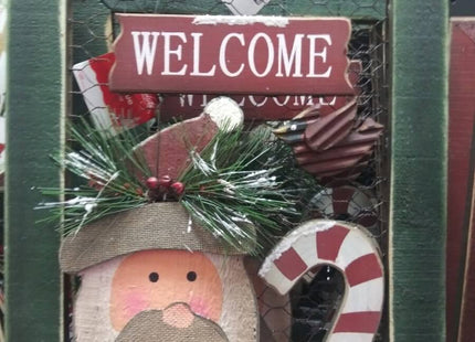 Snowman or Santa Hanging Plaque (1 each] - SKU:XOV929 - UPC:677916851332 - Party Expo