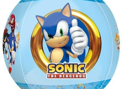 Sonic the Hedgehog - 16" Orbz Balloon - SKU:112136 - UPC:026635445252 - Party Expo