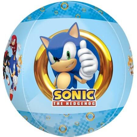 Sonic the Hedgehog - 16" Orbz Balloon - SKU:112136 - UPC:026635445252 - Party Expo