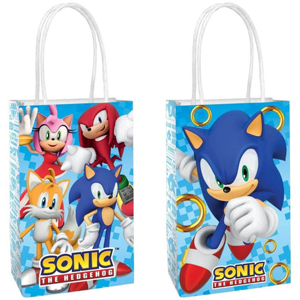 Sonic the Hedgehog - Goody Bags (8ct) - SKU:162837 - UPC:192937331170 - Party Expo