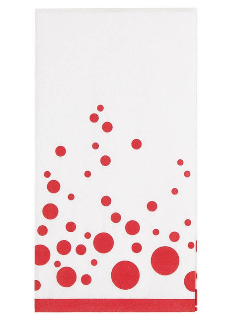 Sparkle & Shine Ruby Guest Towel - SKU:317859 - UPC:039938335021 - Party Expo