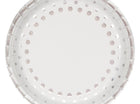 Sparkle & Shine Silver Banquet Foil Plate - SKU:317995 - UPC:039938337797 - Party Expo