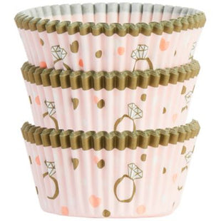 Sparkling Wedding Cupcake Moulds - SKU:141595 - UPC:888704001987 - Party Expo