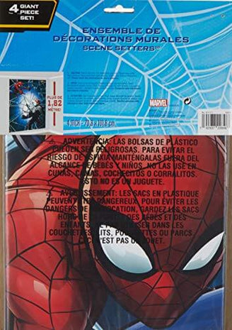Spiderman - Wall Decoration Kit - SKU:671171 - UPC:192937228463 - Party Expo