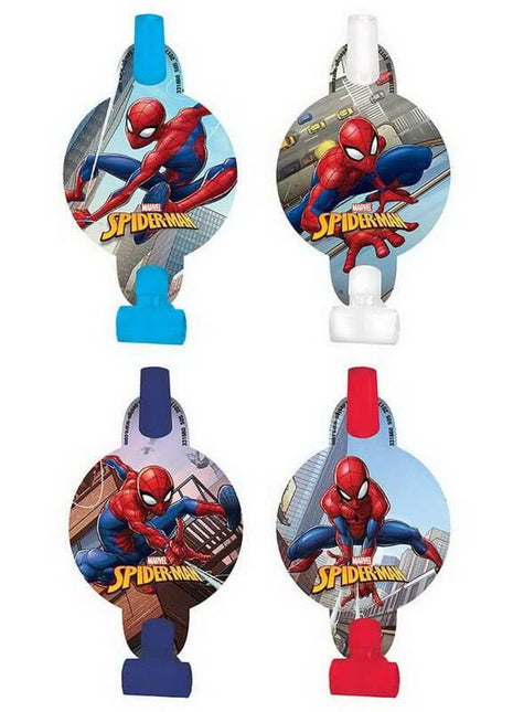 Spiderman - Blowouts - SKU:331860 - UPC:013051759339 - Party Expo