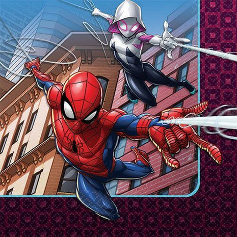 Spiderman - Beverage Napkins (16ct) - SKU:501860 - UPC:013051757434 - Party Expo