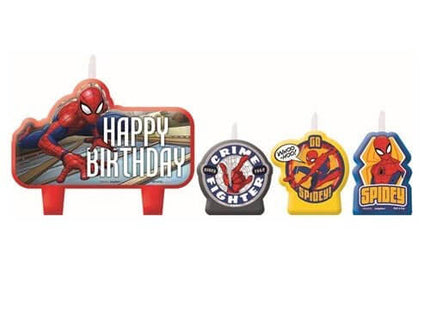 Spiderman - Birthday Candle Set - SKU:171860 - UPC:013051759384 - Party Expo