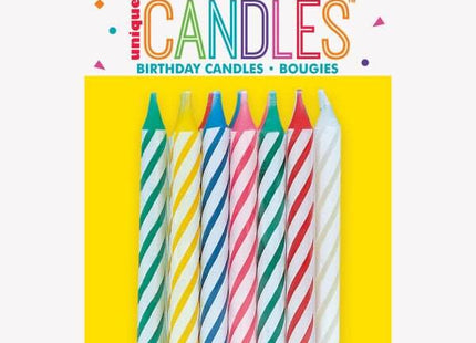 Spiral Birthday Candles (12ct) - SKU:1906C - UPC:011179019069 - Party Expo