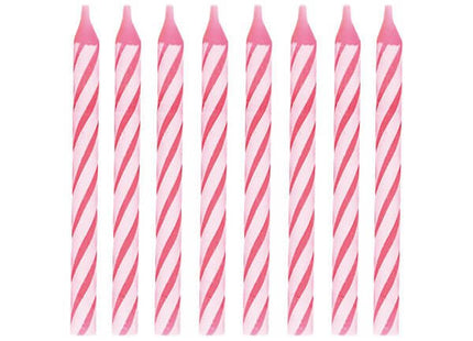 Spiral Birthday Candles - Pink (24ct) - SKU:1905PC - UPC:011179190546 - Party Expo