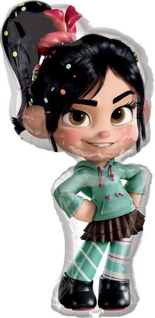 34" Wreck It Ralph Vanellope Mylar Balloon #3 - SKU:92705 - UPC:026635377416 - Party Expo