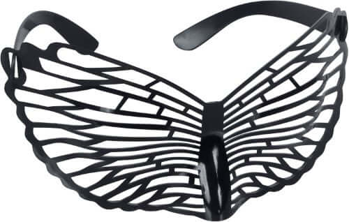 Star Power Novelty Butterfly Glasses - Black - SKU:GP-0326 - UPC:099996042613 - Party Expo
