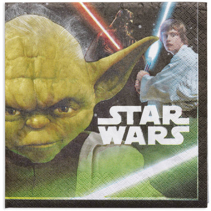 Star Wars Classic Lunch Napkins (16ct) - SKU:511753 - UPC:013051726713 - Party Expo