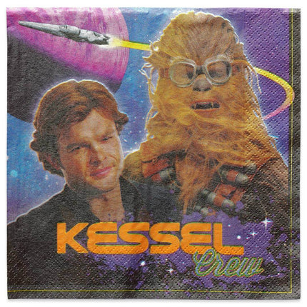 Star Wars - Hans Solo Lunch Party Napkins (16ct) - SKU:511994 - UPC:013051832353 - Party Expo