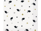 Stars & Caps Graduation Beverage Napkins (16ct) - SKU:24871 - UPC:011179248711 - Party Expo